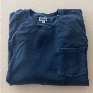 J Crew Raglan Textured Sweatshirt.  Never worn.